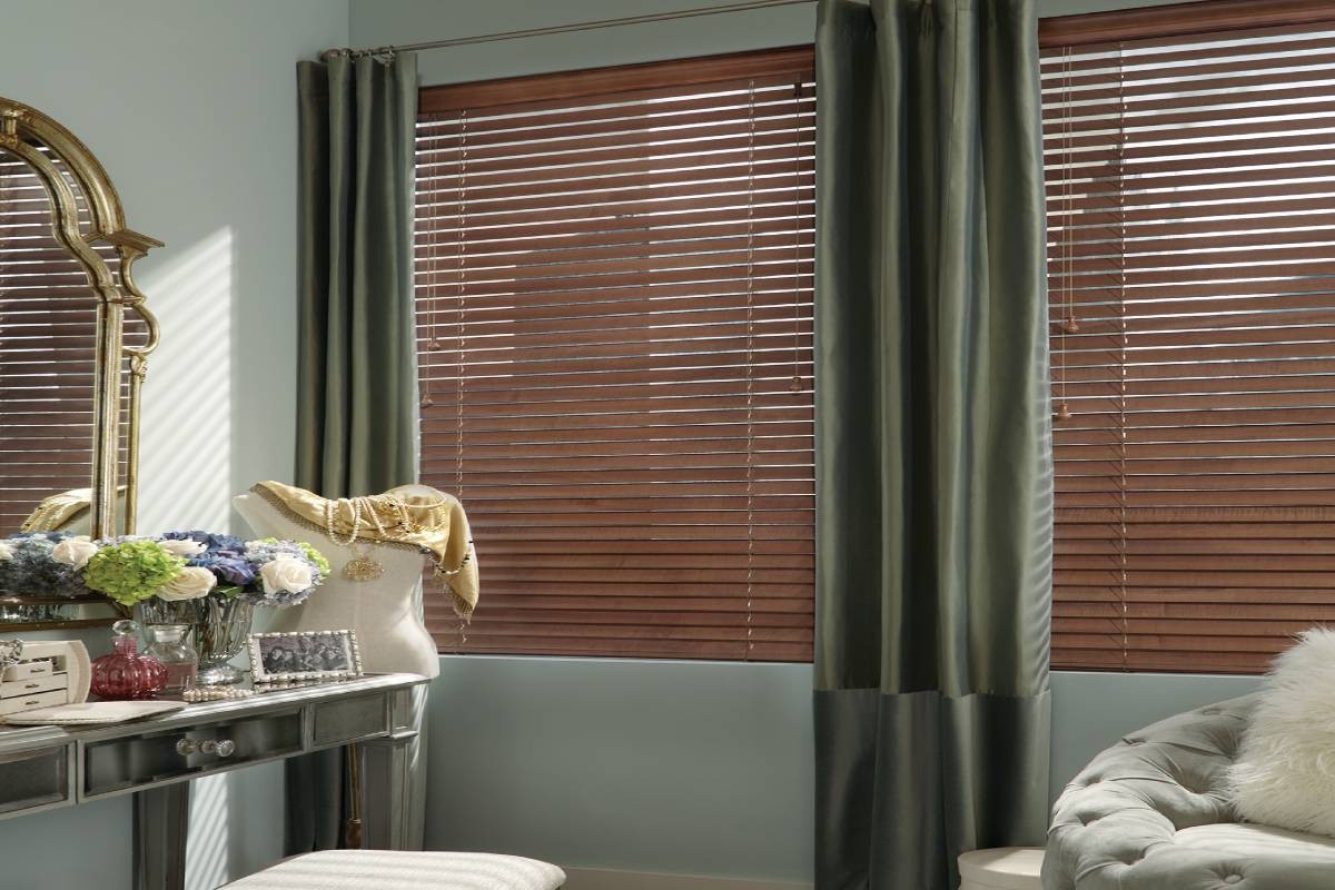 Hunter Douglas Parkland® Wood Blinds Wooden Blinds Metal Blinds Window Treatments near Concord, California (CA)