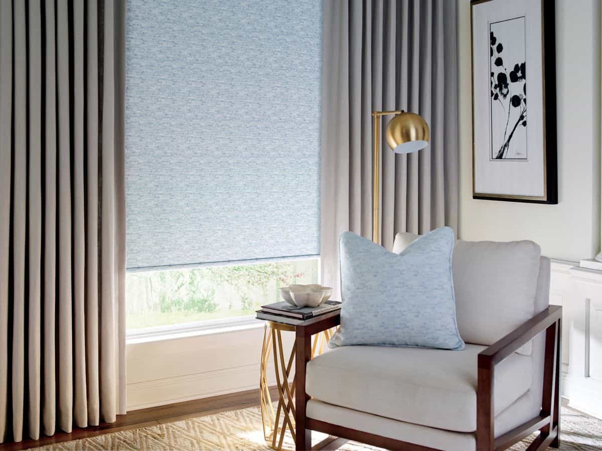 Hunter Douglas Design Studio Custom Drapes drapery window drapes window treatments near Crofton, Maryland (MD)