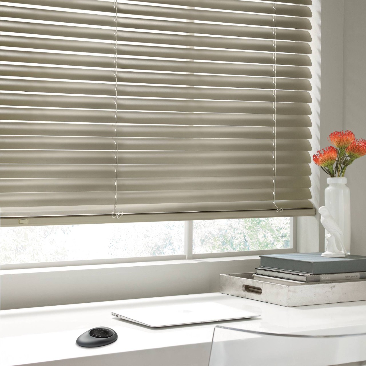 Hunter Douglas Modern Precious Metals® Mini Blinds at Cole’s Interiors near Concord, CA